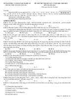 Đề thi thu Hóa 2011 L1 Nguyễn Xuân Ôn_Nghệ An