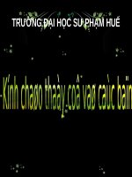 Hiện tượng quang điện ngoài Các định luật quang điện