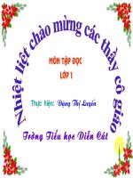 Tập đọc: Quà của bố lớp 1 (HKII)