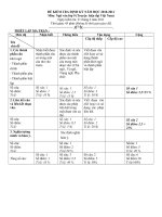 tiết 166 kiểm tra phần tiếng việt , ngữ văn 9