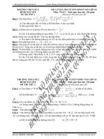 Tuyển tập đề thi vao 10