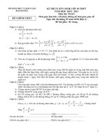 bo de thi vao 10 co dap an