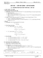 Chuyên đề Dãy số rất đầy đủ