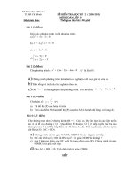 Đề và đáp án Toán 9 HK2 (2009 - 2010)