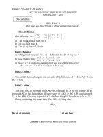 de thi khao sat hoc sinh nang khieu lop 8 nam 10-11