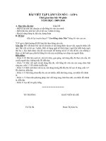 Bài viết số 1 lớp 6 (09-10)