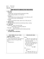 Tiết 62 Thể tích của hình lăng trụ đứng