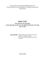kết quả thẩm vấn cộng đồng về tính hợp pháp của gỗ và các sản phẩm gỗ huyện Văn Chấn, tỉnh Yên Bái