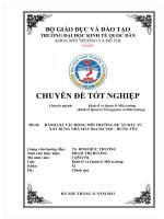 Đánh giá tác động với môi trường từ nhà máy bia hơi Hà Nội