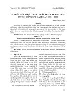 Nghiên cứu thực trạng phát triển trang trại tỉnh Đồng Nai giai đoạn 2001 - 2008