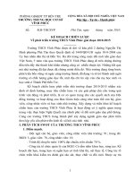 Kế hoạch chiến lược phát triển của trường THCS Vĩnh Phúc giai đoạn 2010-2015