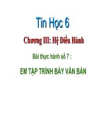 bai thuc hanh 8 lop 6