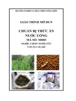 Giao trinh MD03   chuẩn bị thức ăn và nước uống nghè chăn nuôi cừu