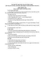 Tài liệu ôn thi Kỳ thi nâng ngạch cán sự, chuyên viên hoặc tương đương (Môn Tiếng Anh)