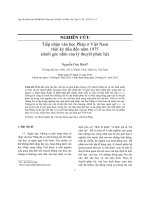Tiếp nhận văn học Pháp ở Việt Nam thời kỳ đầu đến năm 1975 (dưới góc nhìn của lý thuyết phức hệ)