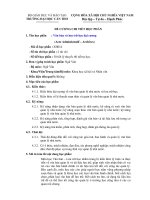 Đề cương chi tiết học phần văn bản và lưu trữ học đại cương