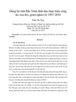 Vai trò Công tác xã hội trong việc thực hiện Chương trình 135 tại huyện Kim Bôi, tỉnh Hòa Bình giai đoạn II (2006-2010)