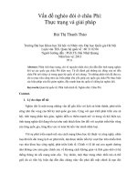 Vấn đề nghèo đói ở châu Phi Thực trạng và giải pháp