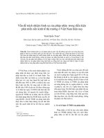 Tạp chí khoa học Vấn đề trách nhiệm hình sự của pháp nhân trong điều kiện phát triển nền kinh tế thị trường ở Việt Nam hiện nay