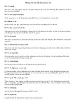 Những bài văn bất hủ của HS