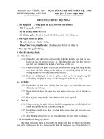 Đề cương chi tiết học phần tổng quan du lịch