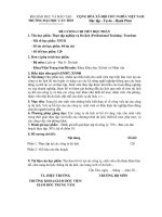 Đề cương chi tiết học phần thực tập nghiệp vụ du lịch