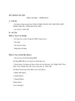 Tài liệu ôn thi công chức hành chính Môn Tin học trình độ B