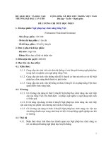 Đề cương chi tiết học phần ngữ pháp học chức năng tiếng việt