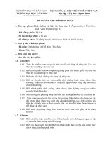 Đề cương chi tiết học phần dinh dưỡng và thức ăn thủy sản B