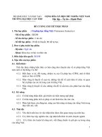 Đề cương chi tiết học phần cú pháp học tiếng việt