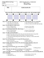 DE KIEM TRA HOC KY II-2010-2011