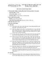 Đề cương chi tiết học phần nghiệp vụ hướng dẫn du lịch