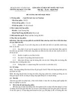 Đề cương chi tiết học phần Luật du lịch