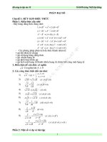 Đề cương ôn thi vào 10 môn toán năm học 2011-2012