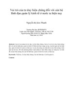 Vai trò của tư duy biện chứng đối với cán bộ lãnh đạo,quản lý kinh tế ở nước ta hiện nay
