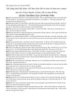 Tuyen tap cac BT on thi vao 10