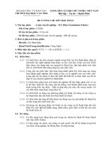 đề cương chi tiết học phần luận văn tốt nghiệp - KT. Điện