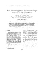 Thành phần loài Ve giáp (Acari Oribatida) ở Vườn Quốc gia Phong Nha - Kẻ Bàng, tỉnh Quảng Bình