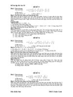 10 de on tap lop 10 theo chuan kt