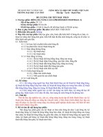 đề cương chi tiết học phần bóng đá nâng cao I