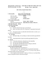 Đề cương chi tiết học phần địa lý du lịch thế giới