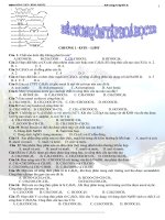 ĐỀ CƯƠNG ÔN TẬP HOÁ 12 123