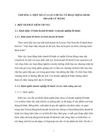 Một số lý luận chung về hoạt động kinh doanh lữ hành