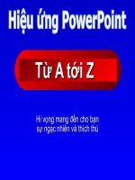 Sự kỳ diệu của PowerPoit