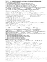 100 cau TN ly thuyet: Dien Xoay Chieu