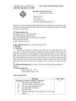 đề cương chi tiết học phần sức bền vật liệu