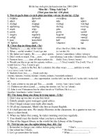 de thi HSG tieng anh 7