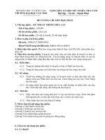 Đề cương chi tiết học phần kỹ thuật trồng hoa lan