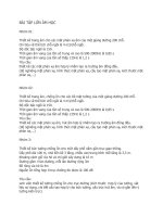 ĐỀ BÀI TẬP LỚN ÂM HỌC