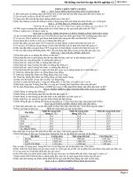 Đề cương ôn Địa lí tốt nghiệp 2011